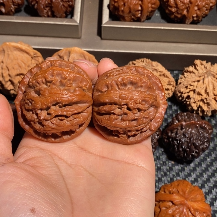 把件文玩核桃雪***乐文玩9