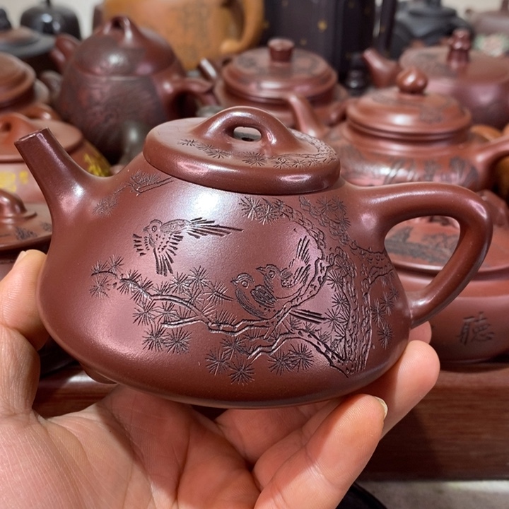 紫砂茶壶沈*乐精工制作