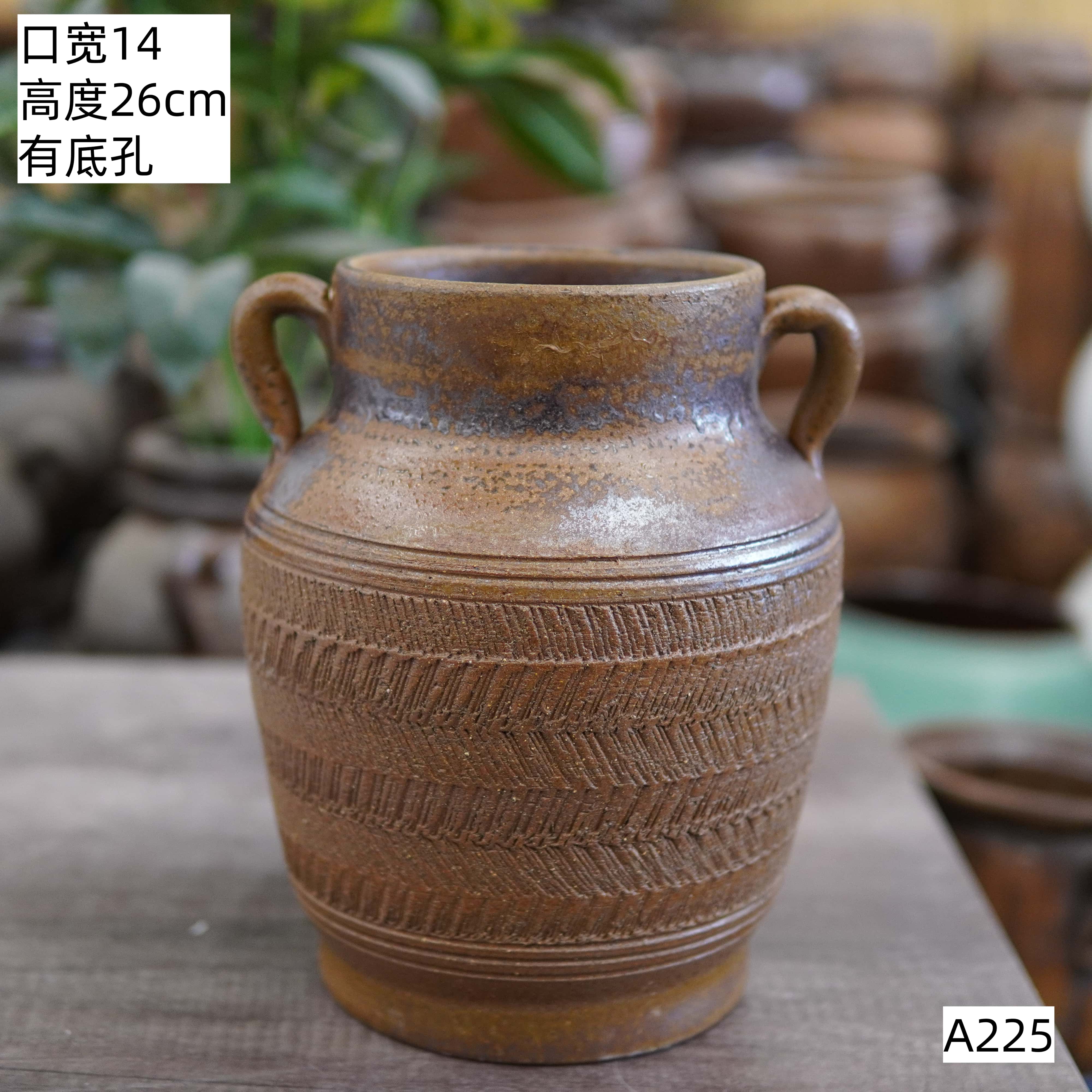 A225（有色差）粗陶多肉特大号 花盆多肉植物盆栽室内绿植