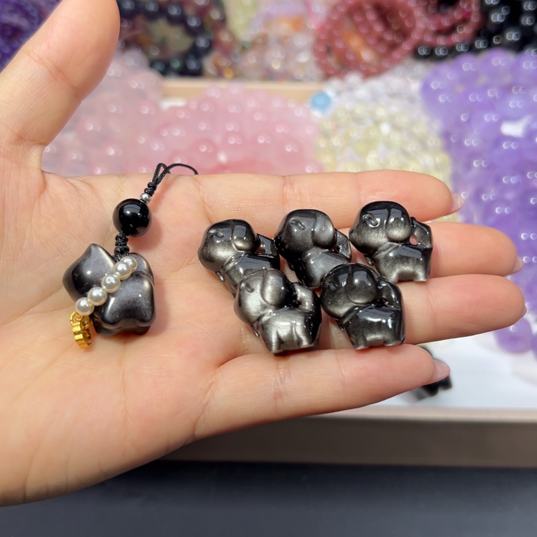 水晶天然默认微瑕未镶嵌（多样性发其一）