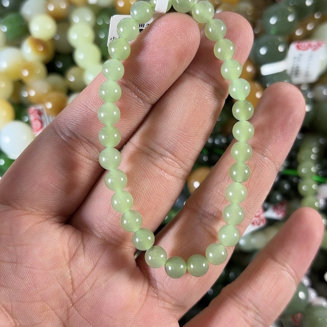 和田玉手链未镶嵌W210