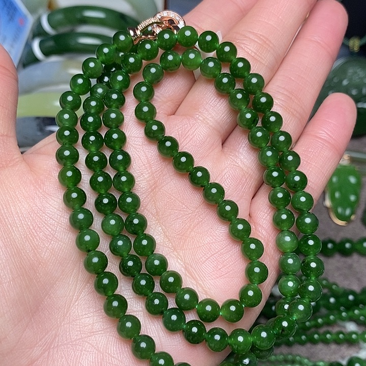 和田玉未镶嵌手链