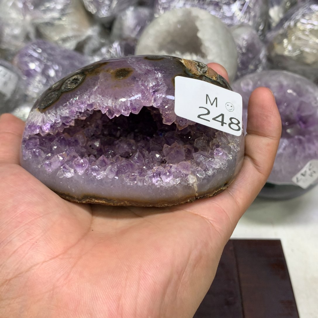 紫晶摆件未镶嵌水晶