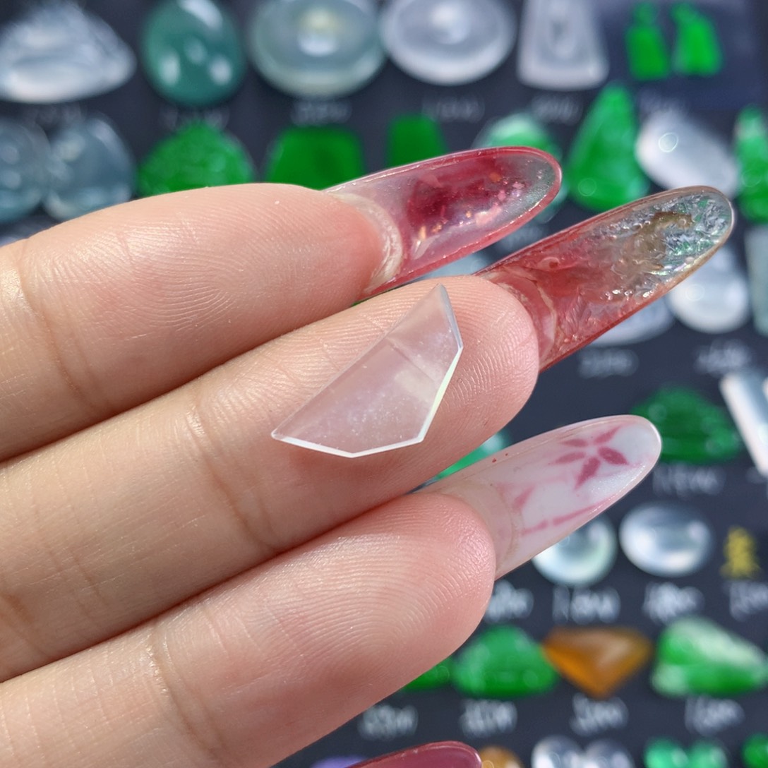 翡翠颈饰未镶嵌纯天然缅甸翡翠A货