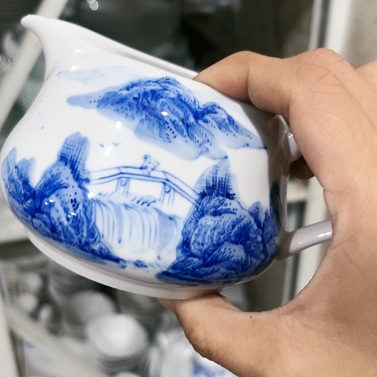 盘手绘公道一个陶瓷陶瓷