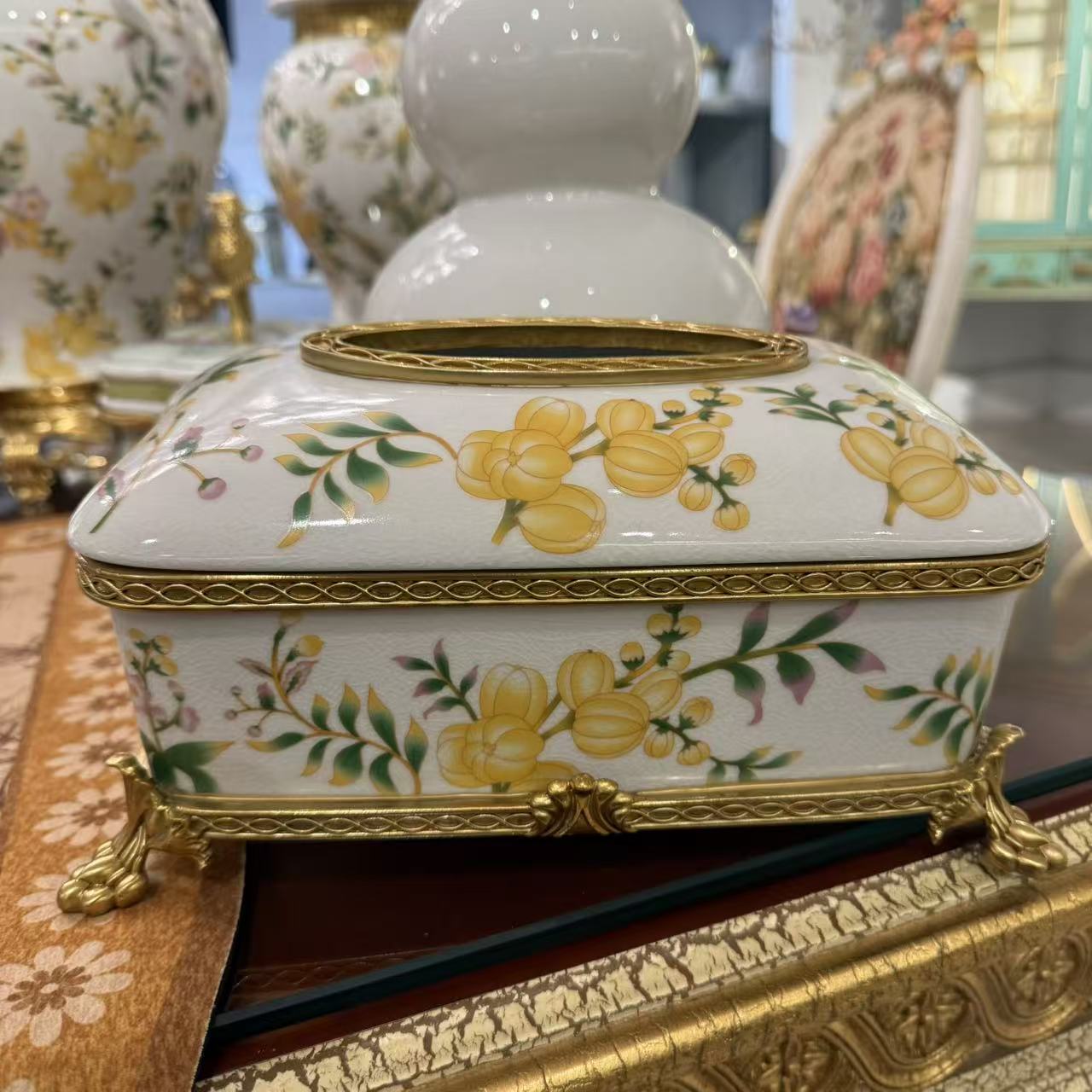 【欧美外单】RA22102A纸巾盒摆件