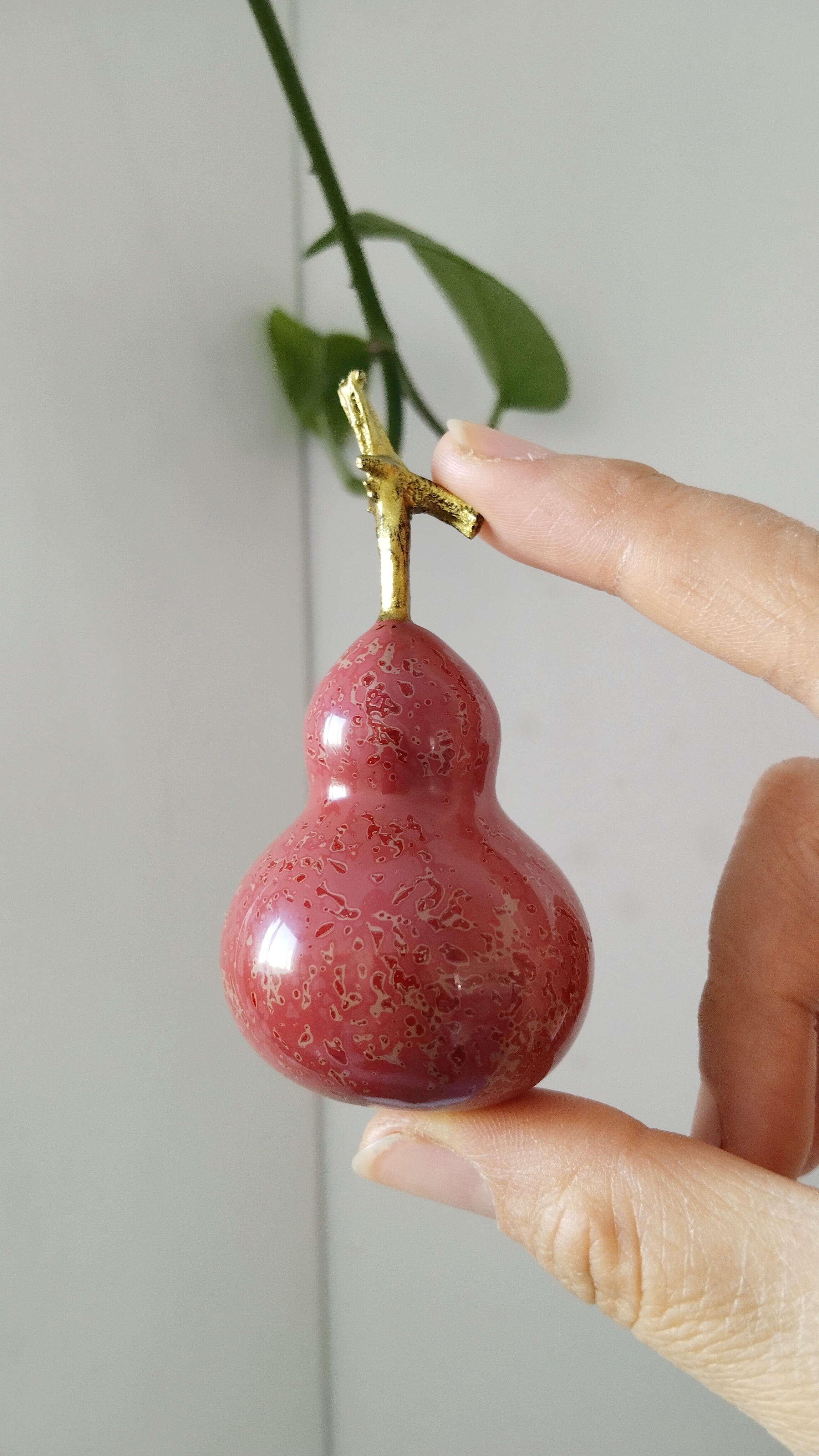 民间特色工艺品，精品犀皮漆葫芦，非物质文化遗产大漆葫芦