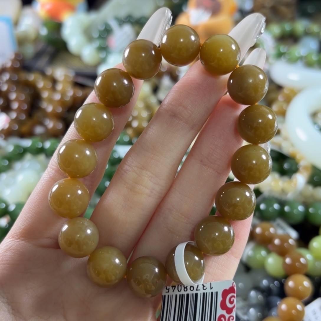 优***方和田玉未镶嵌手链拍9发1。107