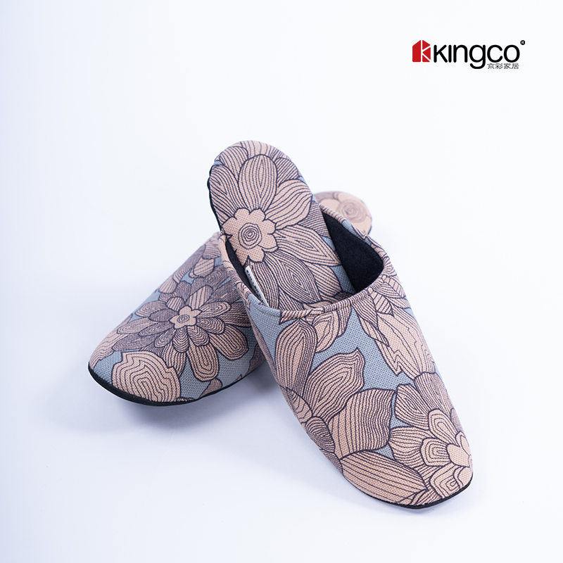 KINGCO京彩棉麻家居拖鞋 室内拖鞋