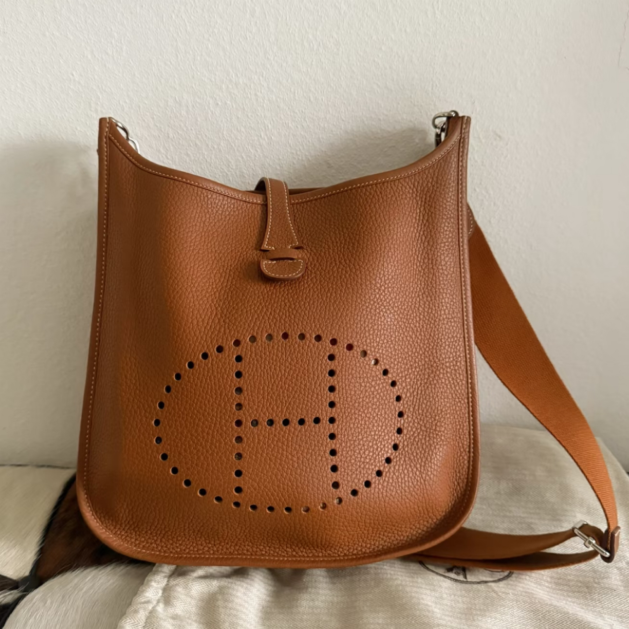 99新 Hermes/爱马仕 20年 爱马仕/单肩包/7871