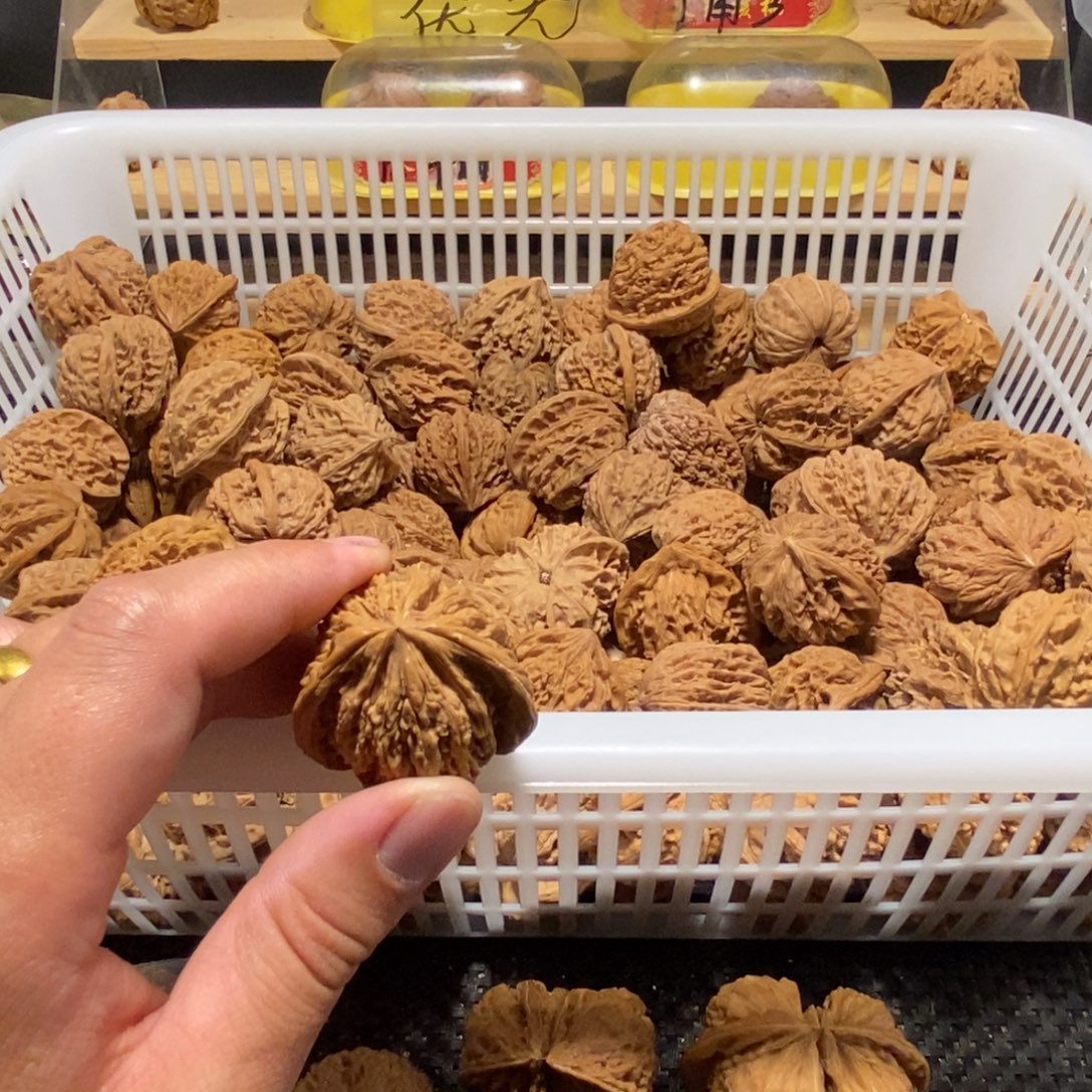 墨***玩吊坠文玩核桃核桃异形单只异形