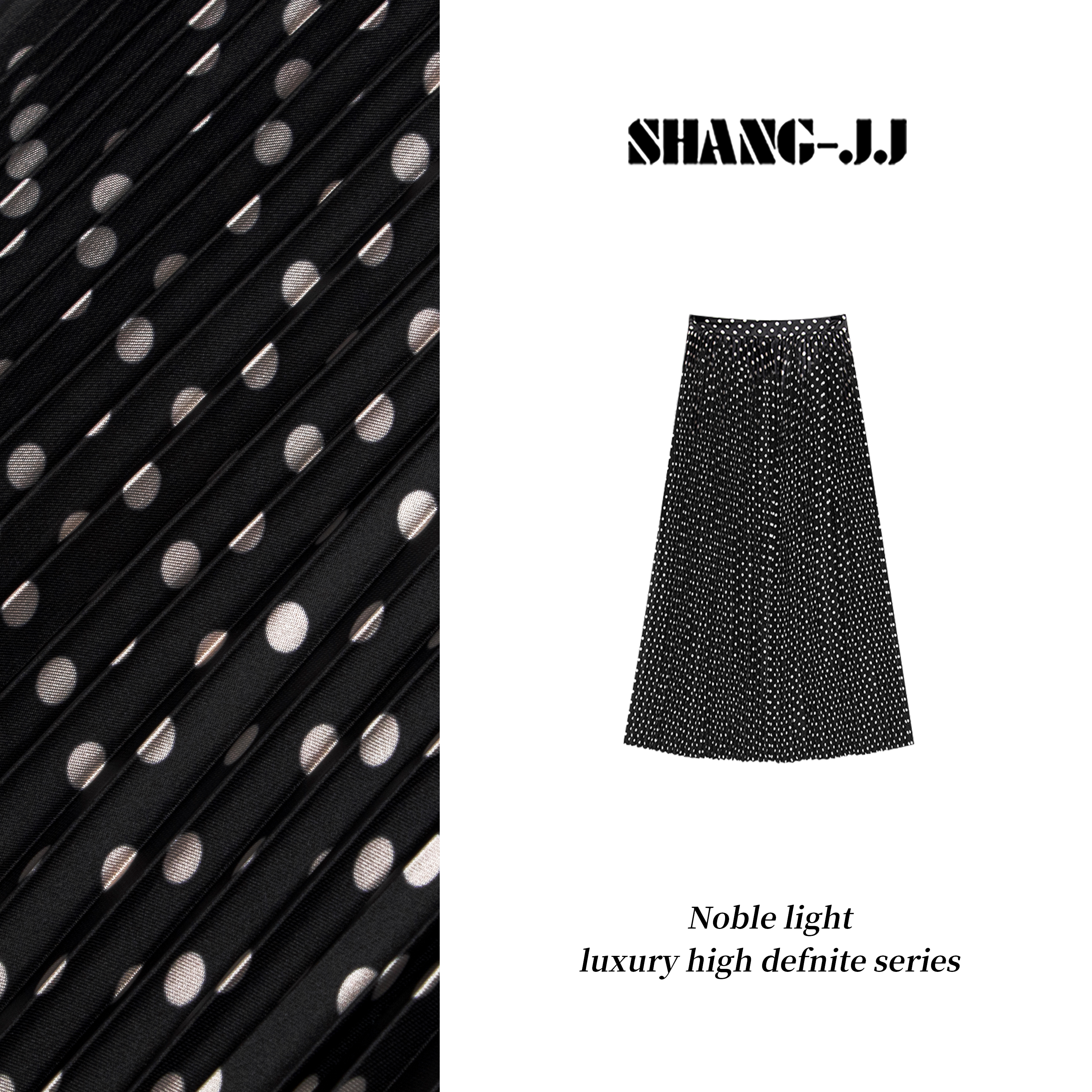 SHANG-JJ【女神波点】25ss新品时尚优雅柔软半身裙q133756p