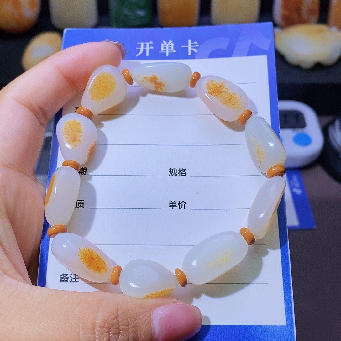 和田玉颈饰未镶嵌D***王