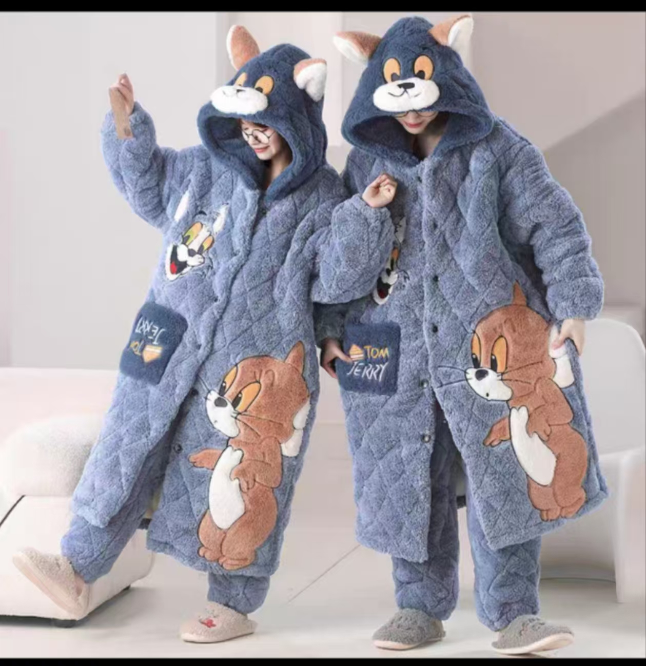 16号 1601-1656按主播说的链接去拍加绒套装睡衣女找相应编号拍下