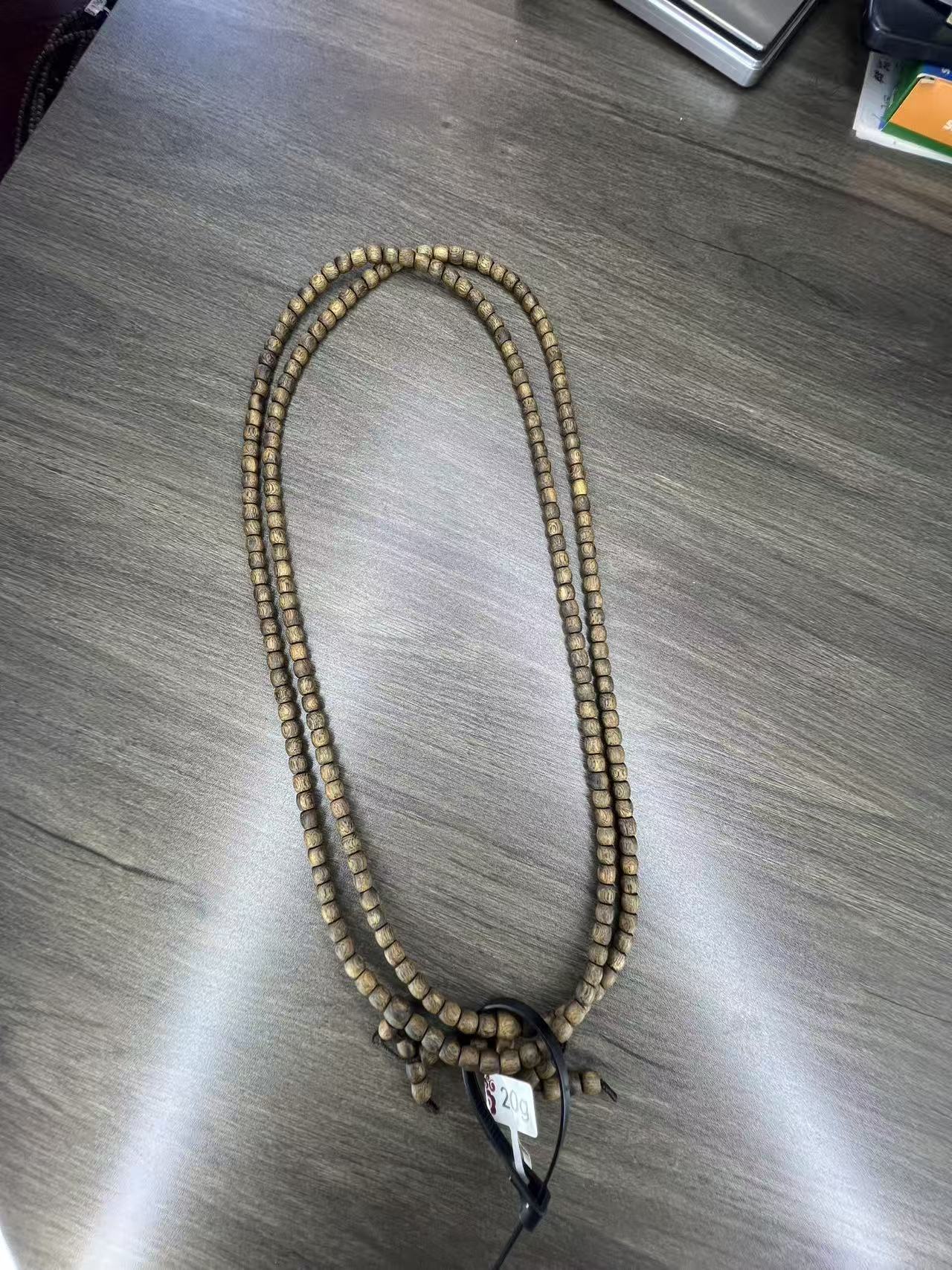 沉香0.7多圈鼓珠手串【一条20克】