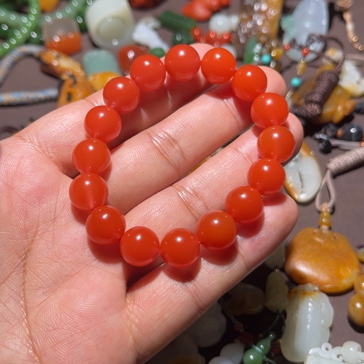 手链未镶嵌南红玛瑙潜****嘻