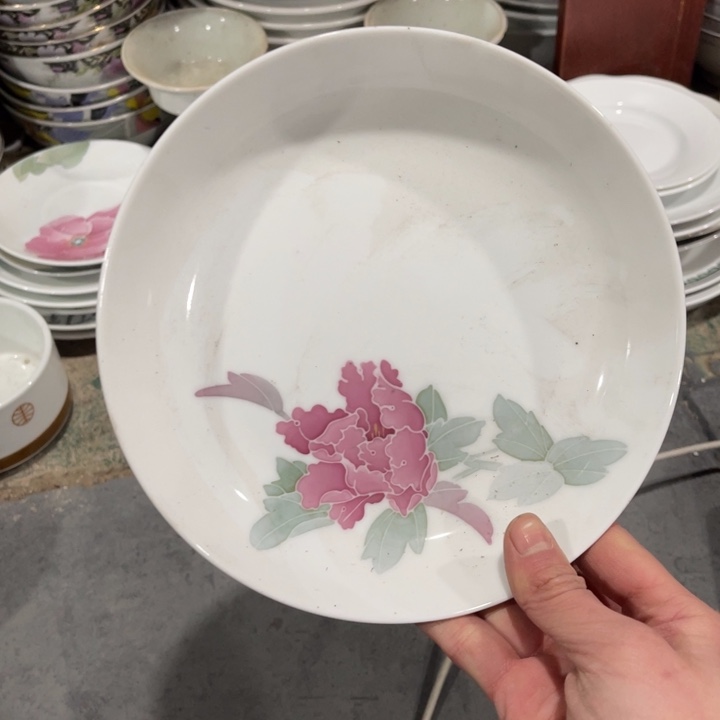 醴陵高温瓷釉下手绘七寸