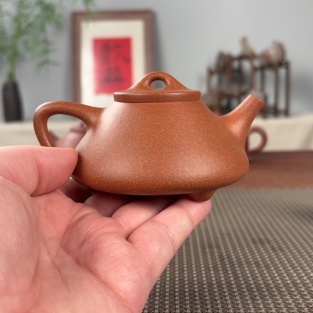 紫砂茶壶微瑕黄龙山原矿紫砂壶