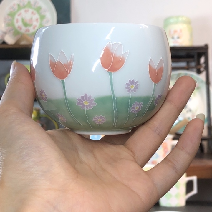 浔也手作立体釉陶瓷杯