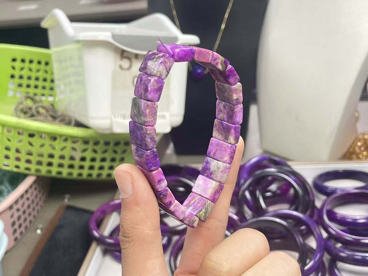 TZ12宽版樱花粉手排男女版主播推荐一件奇石主播推荐一件奇石