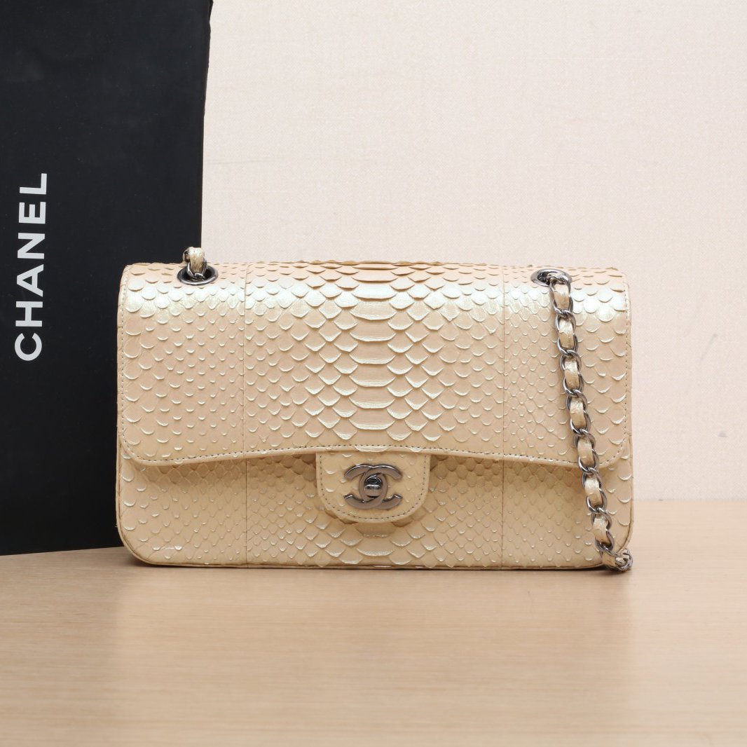 99新 Chanel/香奈儿 【娇】CF口盖包斜挎包 25.5幻彩色22开 094074