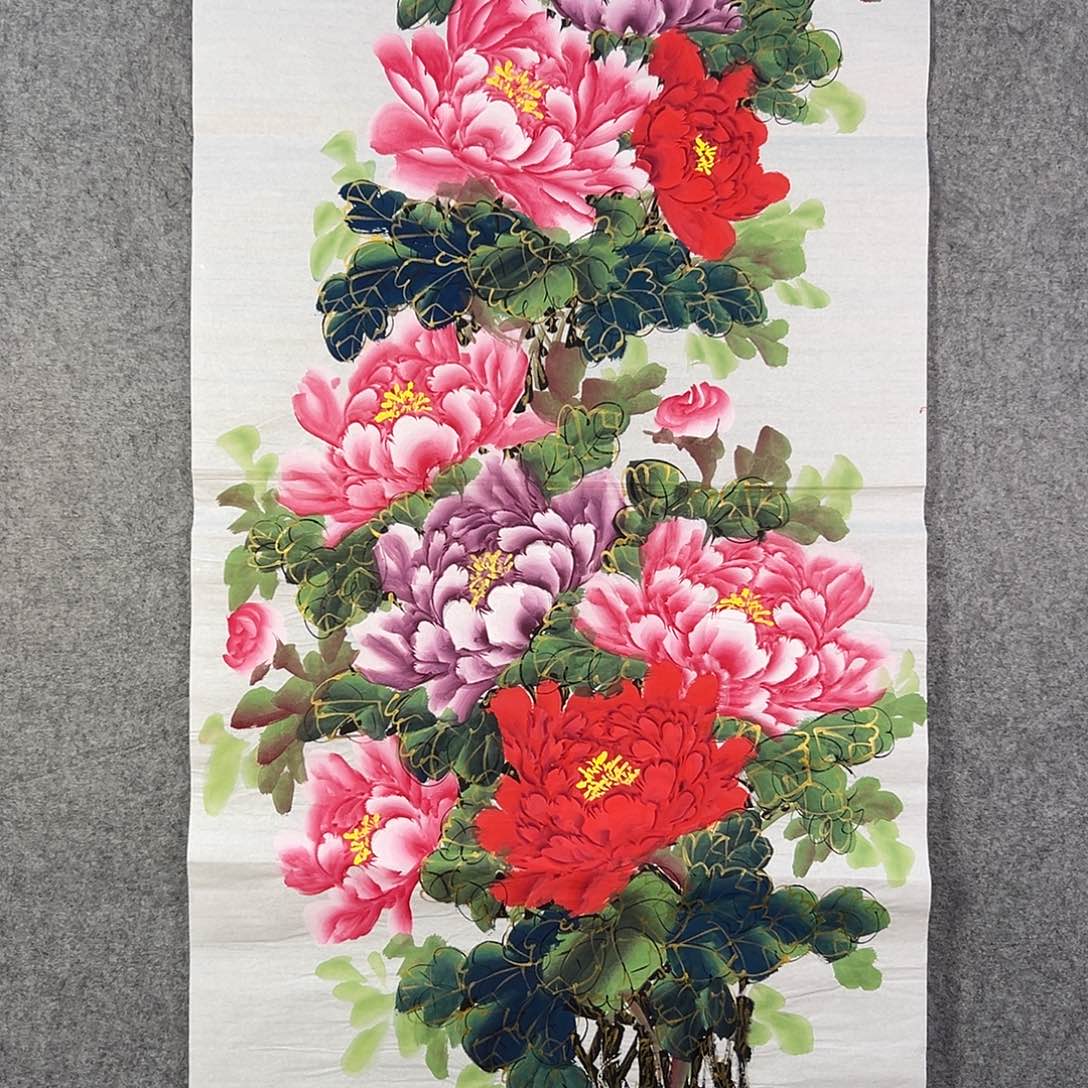 国画315 牡丹等植物生长于这里生长