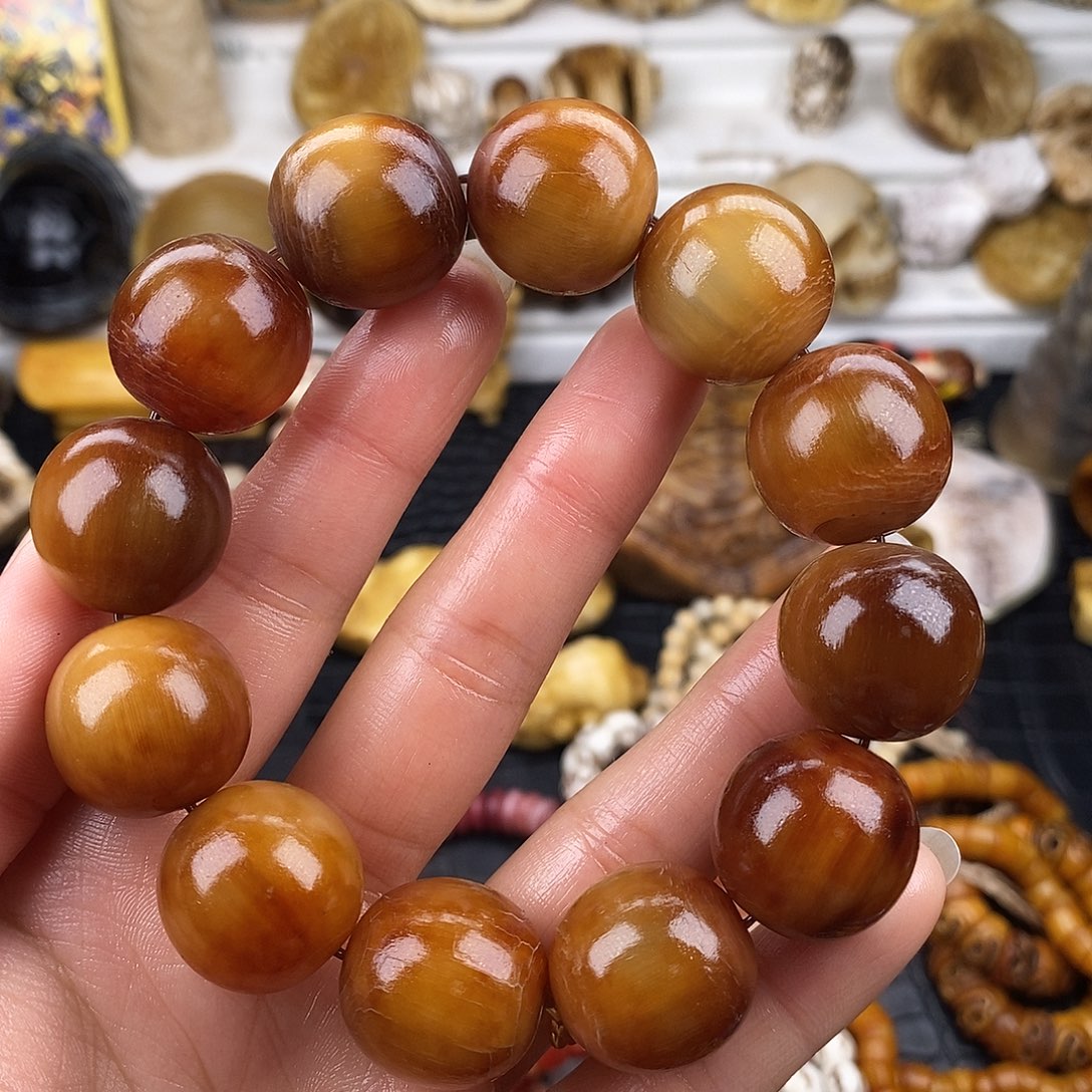 其他驼骨牦牛角圆珠20