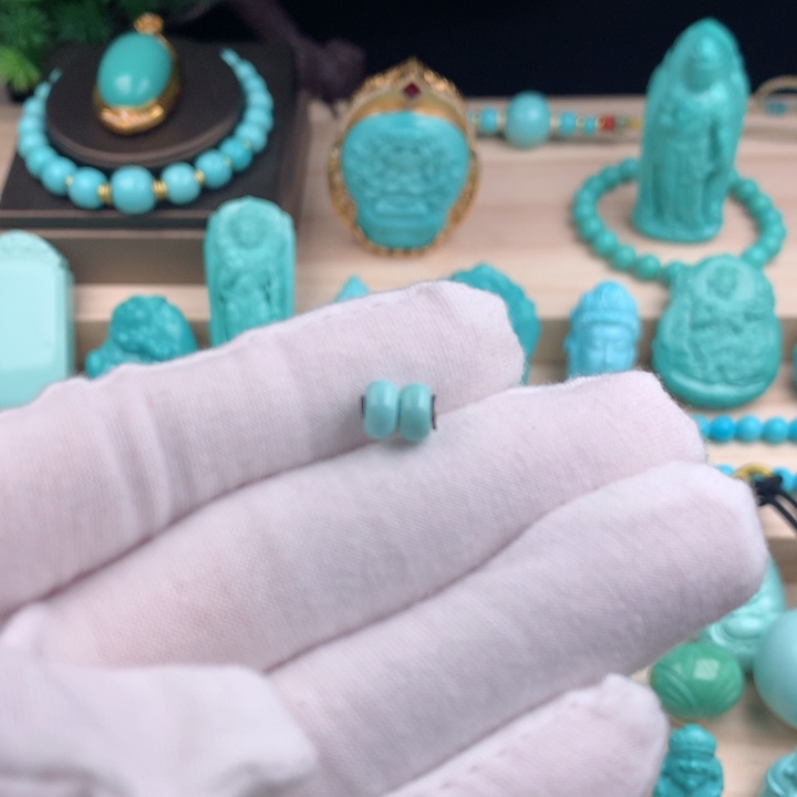 【闪购商品】绿松石珠宝半成品未镶嵌