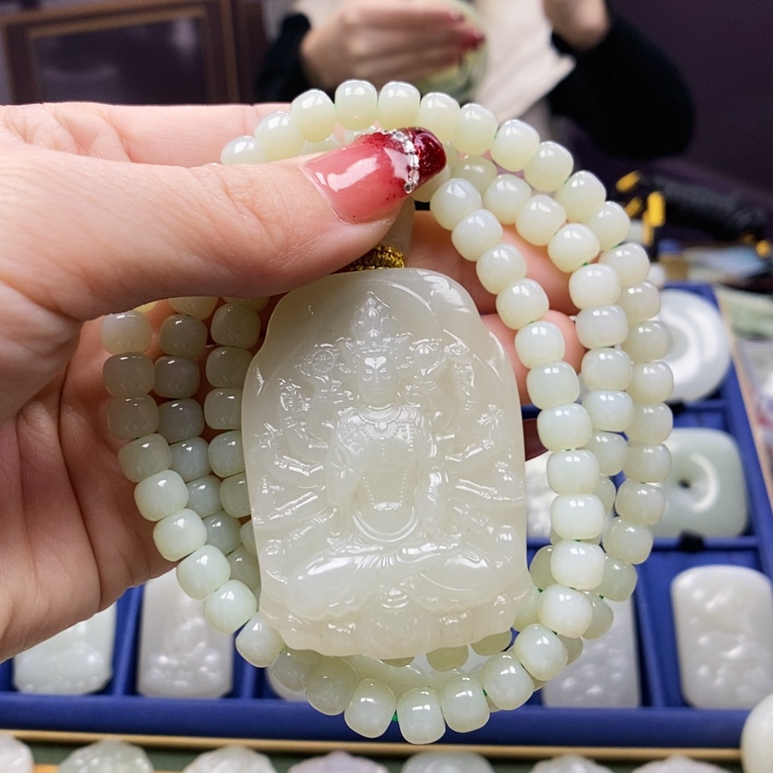 和田玉颈饰未镶嵌用****1