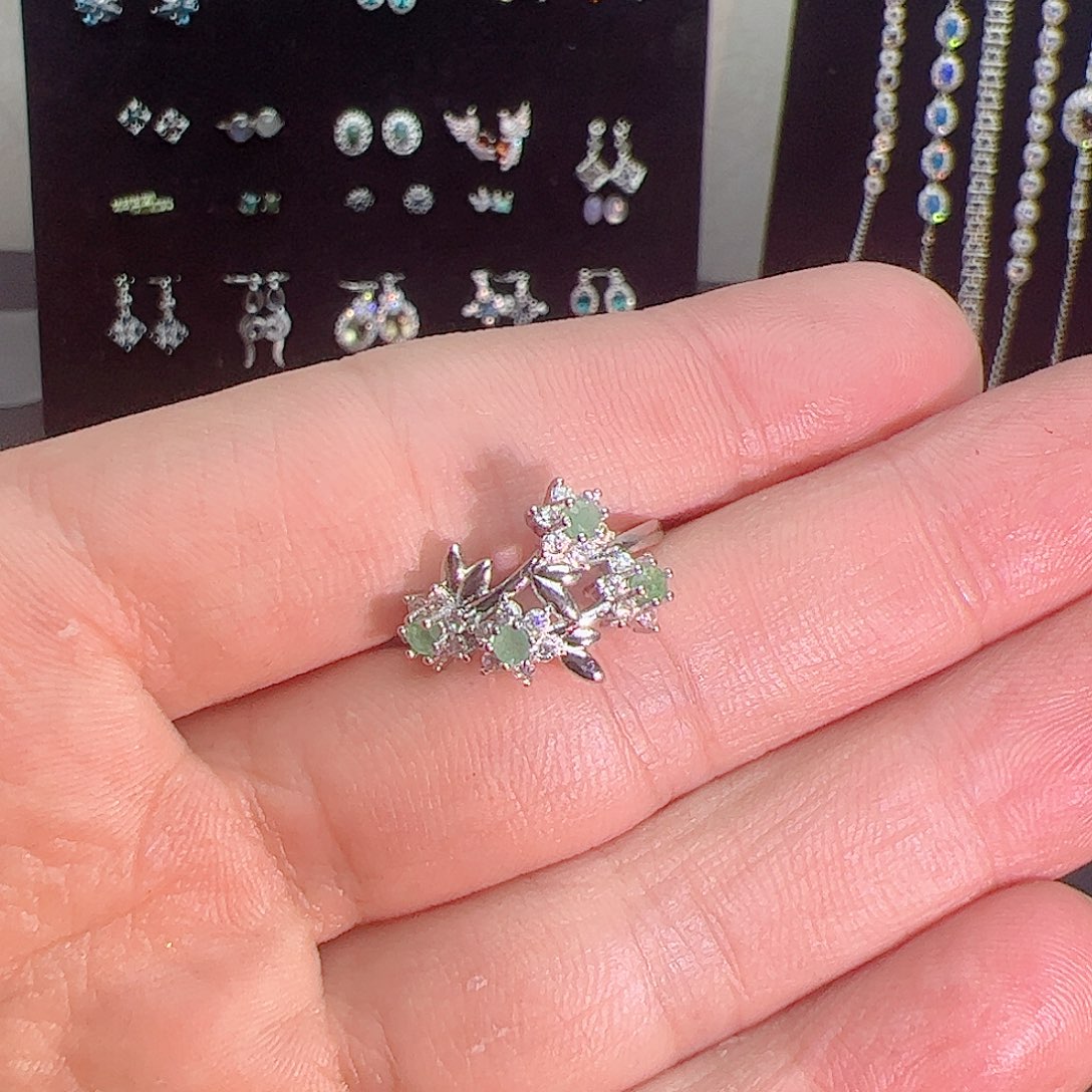 紫晶珠宝半成品银S925镶嵌