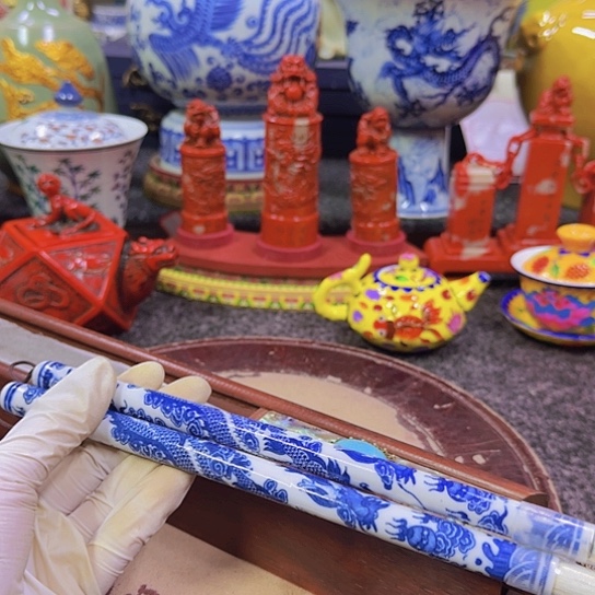 瓷片摆件家居设计的