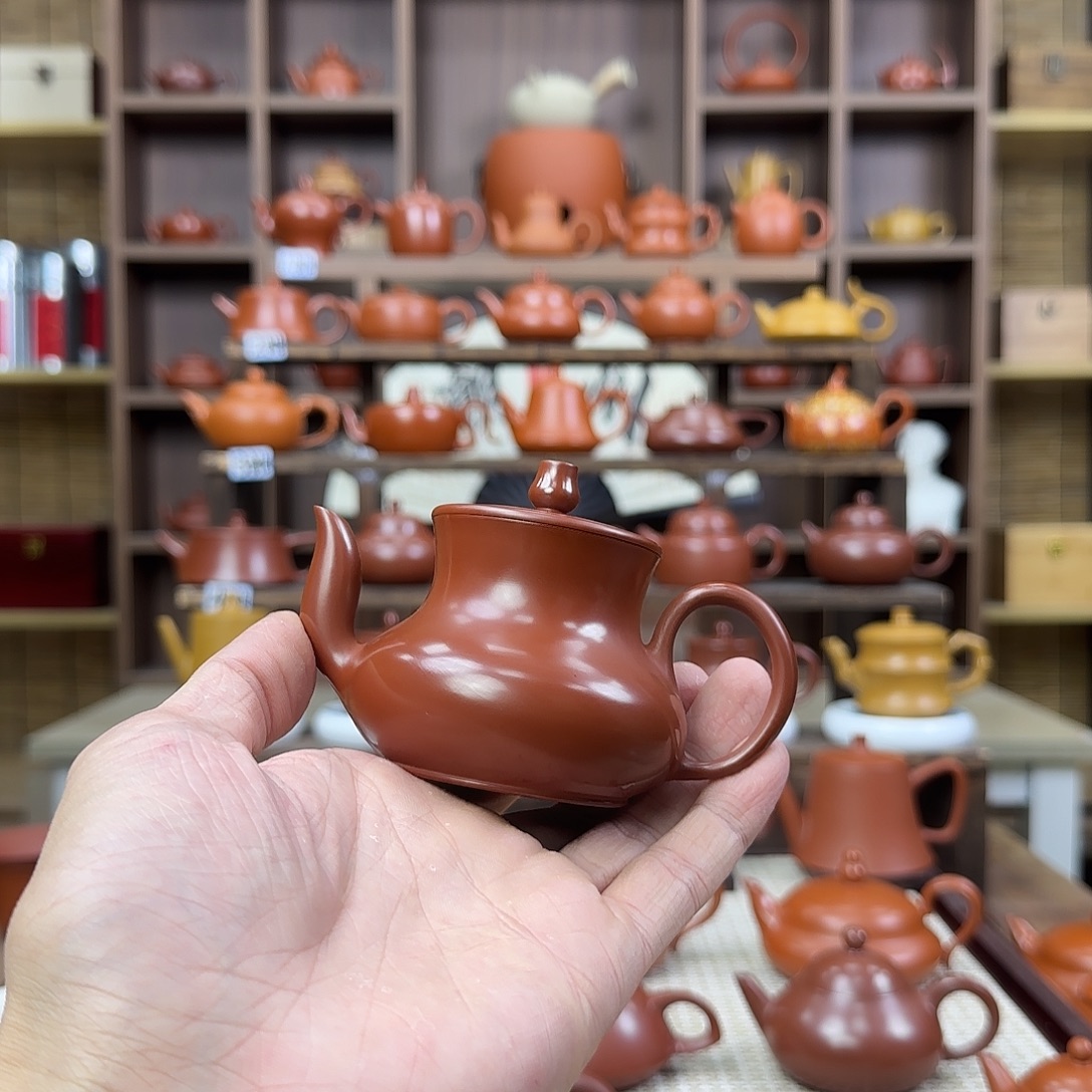 **** 紫砂茶壶潮州手拉壶君德