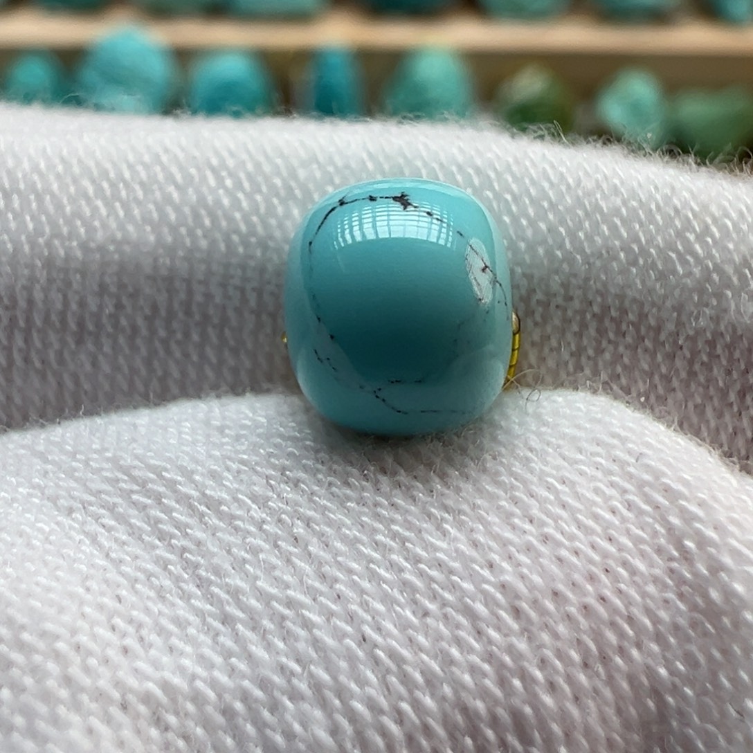 绿松石未镶嵌配饰7.2×6.2