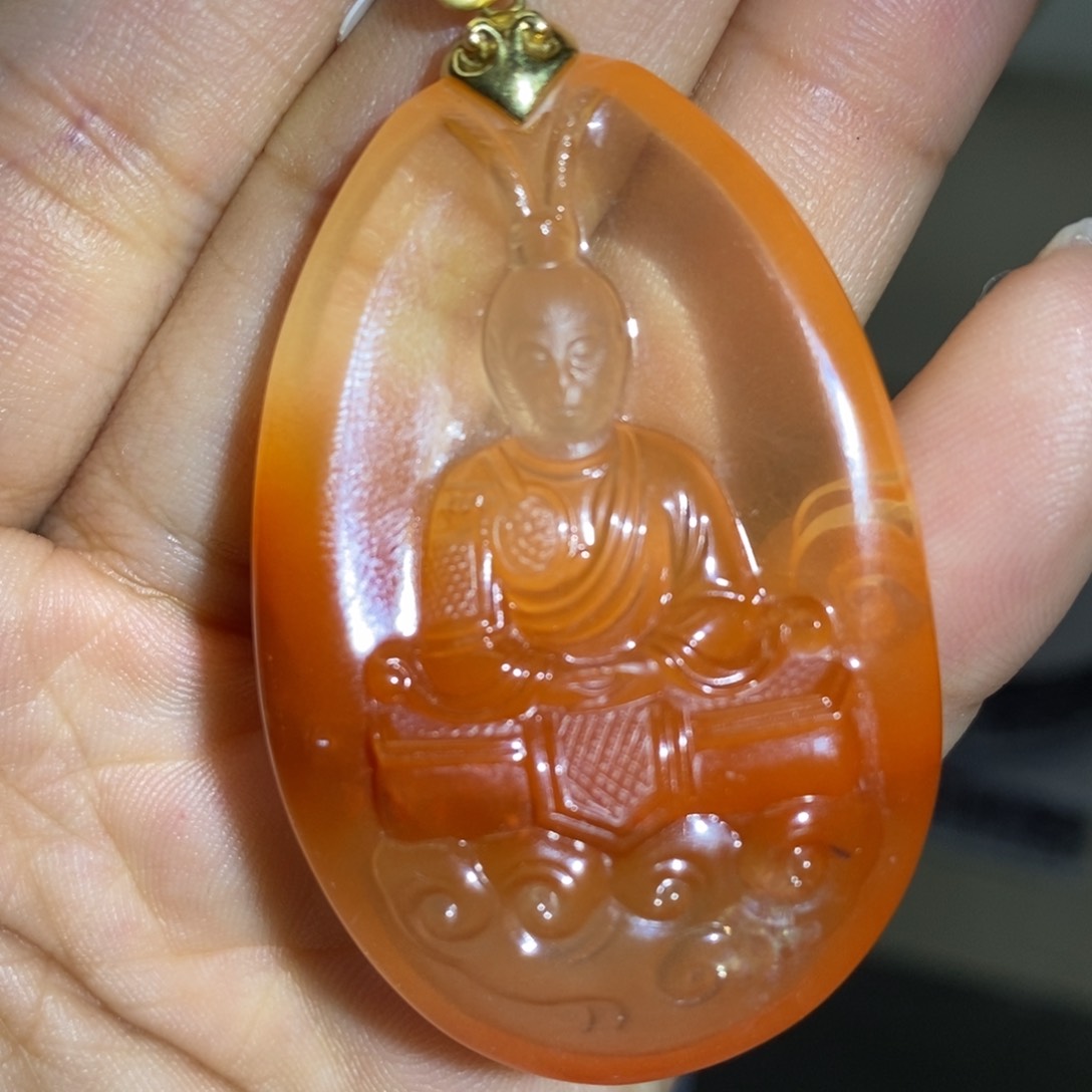 水晶吊坠18K金镶嵌JP36526婷