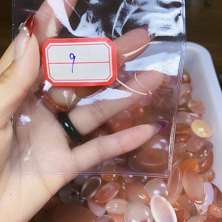 南红玛瑙合金珠宝半成品