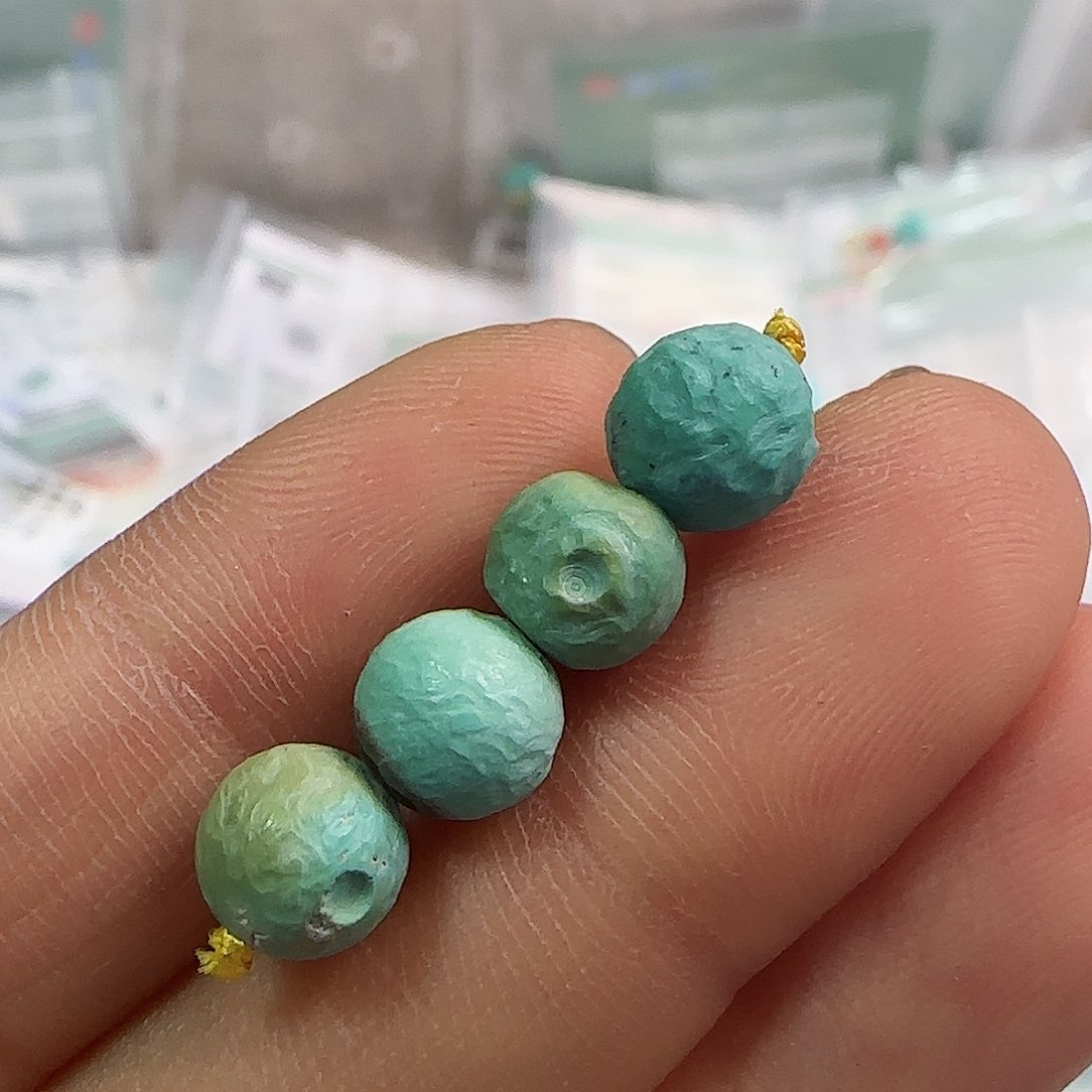 绿松石珠宝半成品未镶嵌