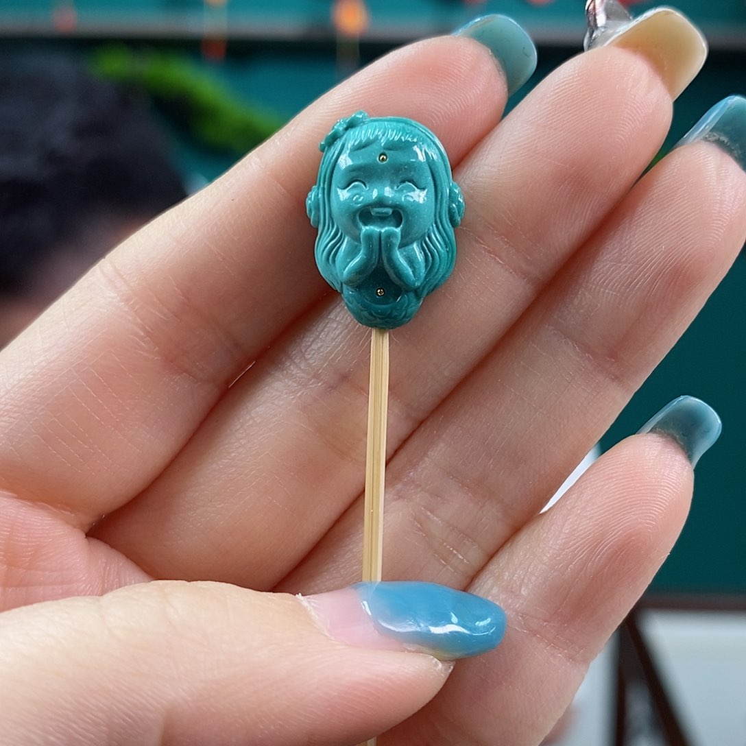 绿松石珠宝奇石未镶嵌