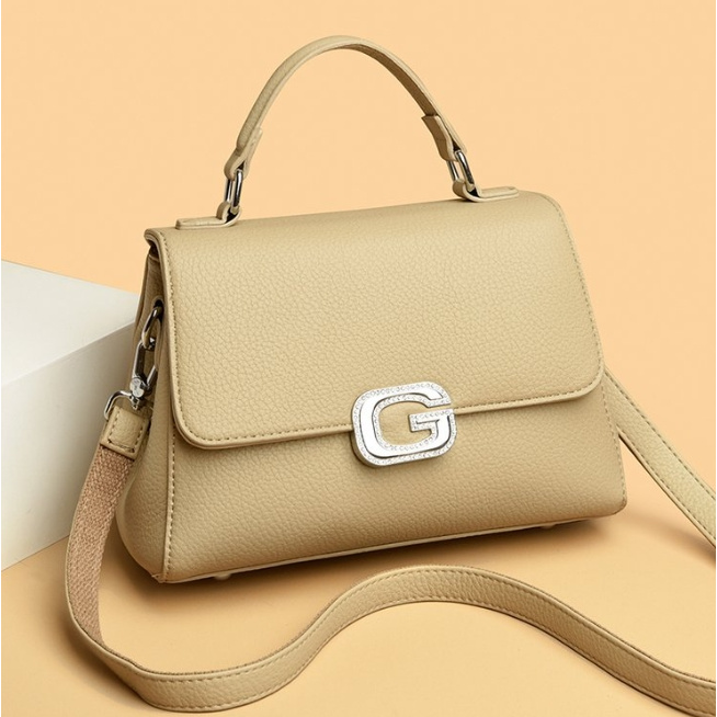 单 6149 卡其色 洋气 包包（长25宽10高19）