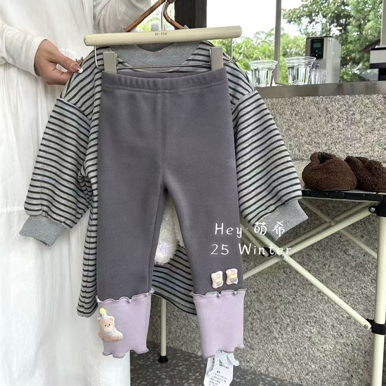 AF09~萌希·25冬~女童加厚加绒打底裤子K5957（童装汉服）汉服