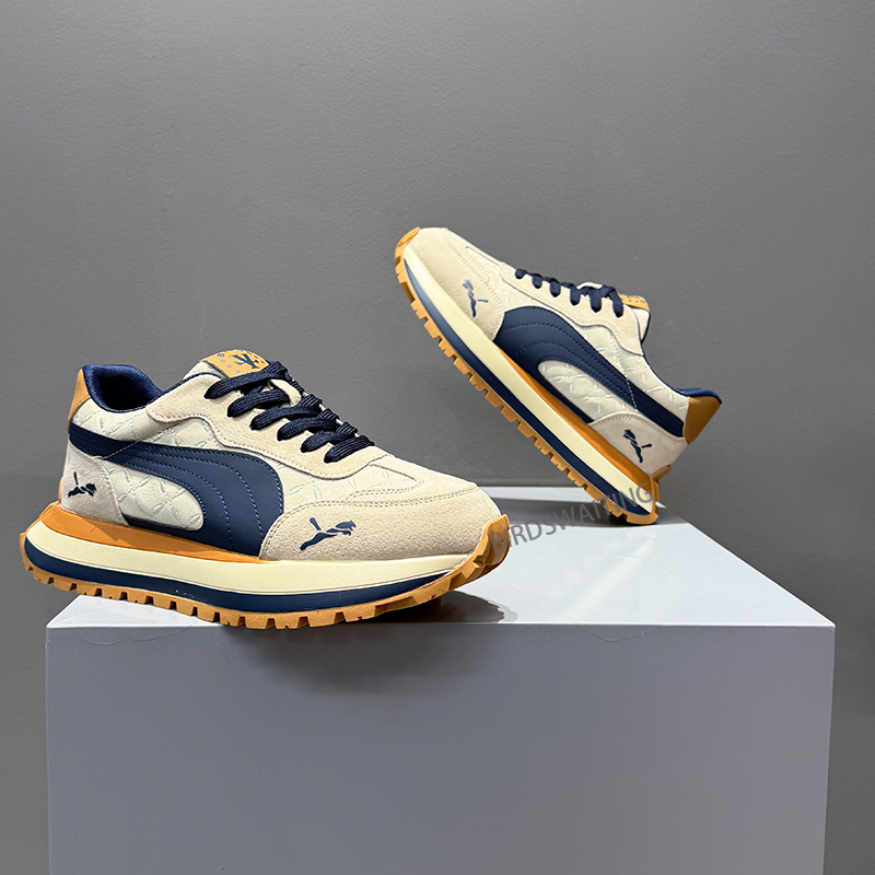 秋季男鞋运动鞋时尚休闲百搭老爹鞋阿甘鞋舒适透气复古潮流潮鞋子