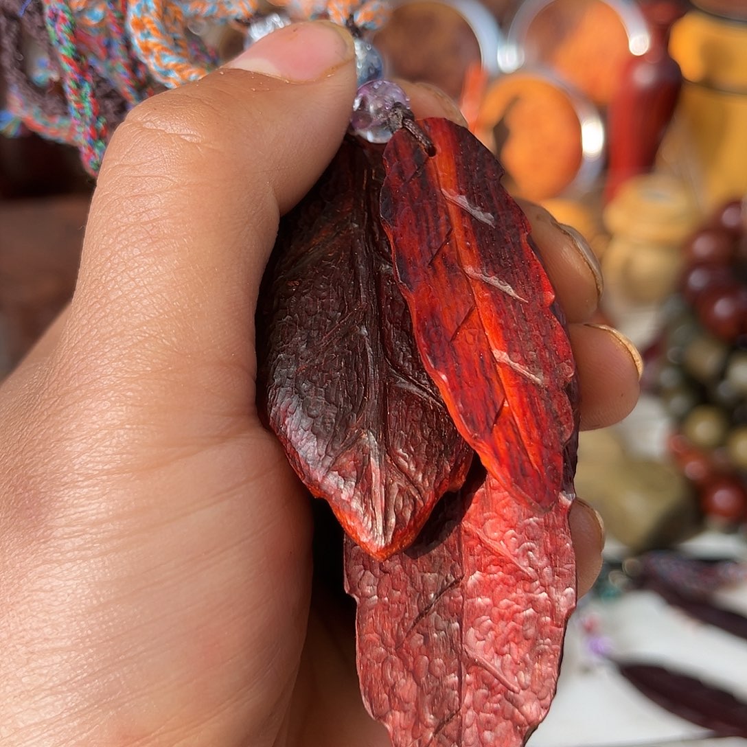 木兵**?印度小叶紫檀把件