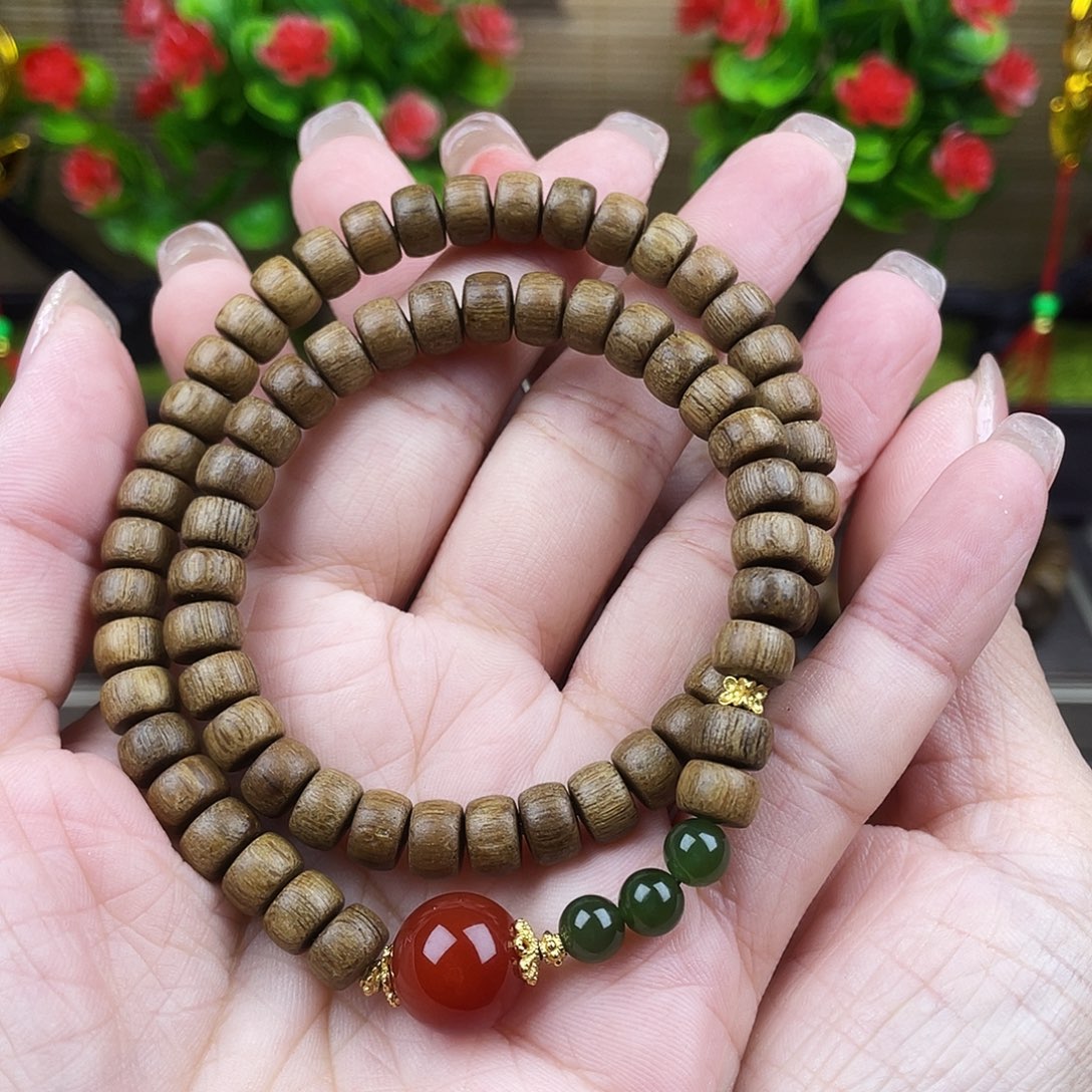 手串沉香越南芽庄富森红土