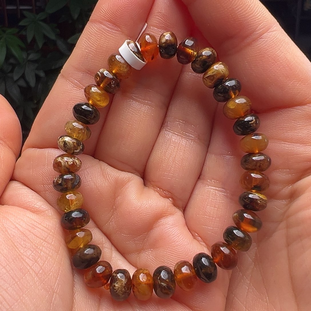 琥珀未镶嵌裸石抚顺琥珀10534八