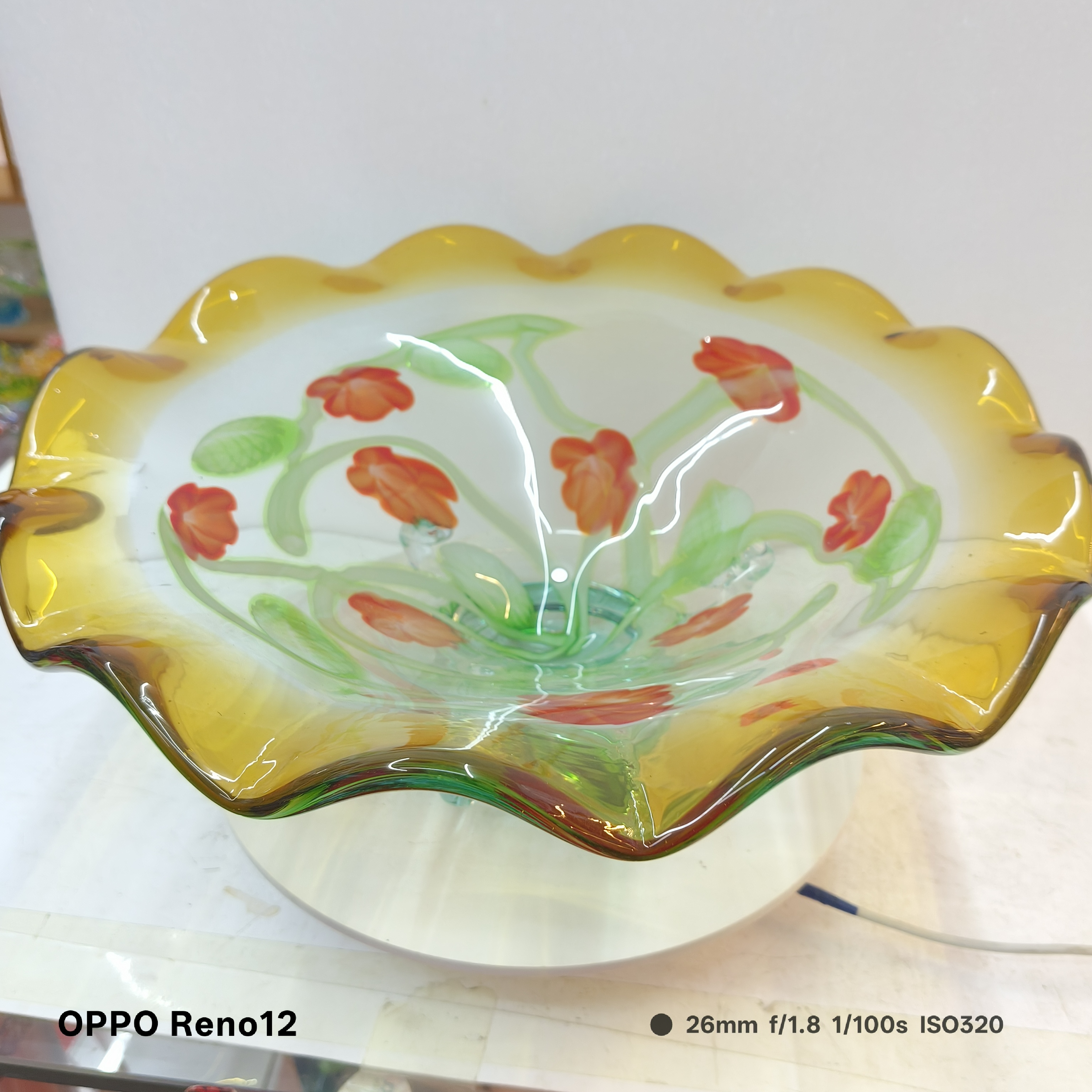 创意新品琉璃贝壳夜明珠纯手工制作