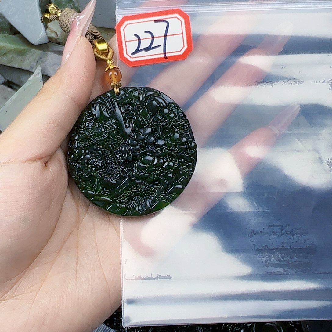 和田玉珠宝半成品未镶嵌