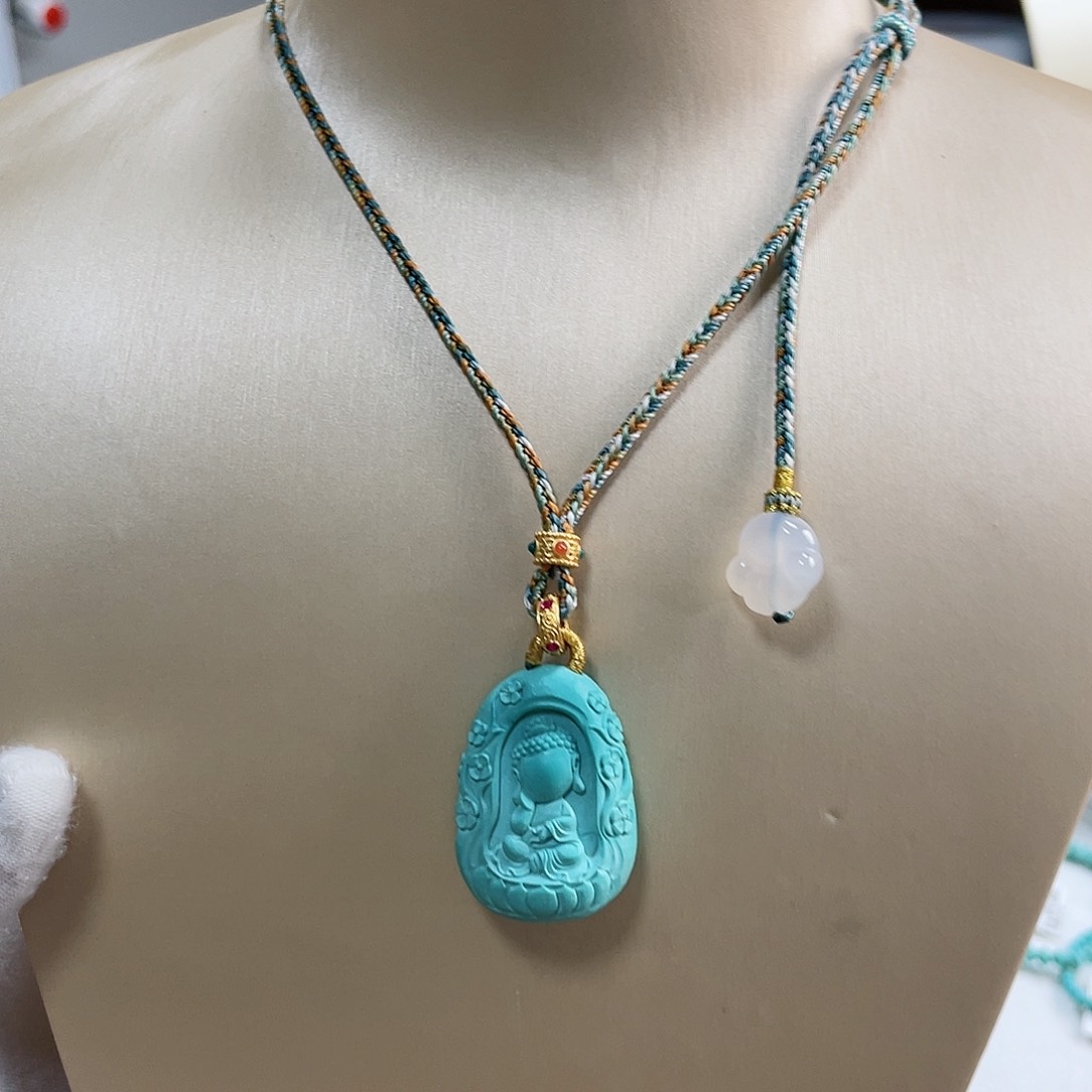 绿松石珠宝奇石未镶嵌