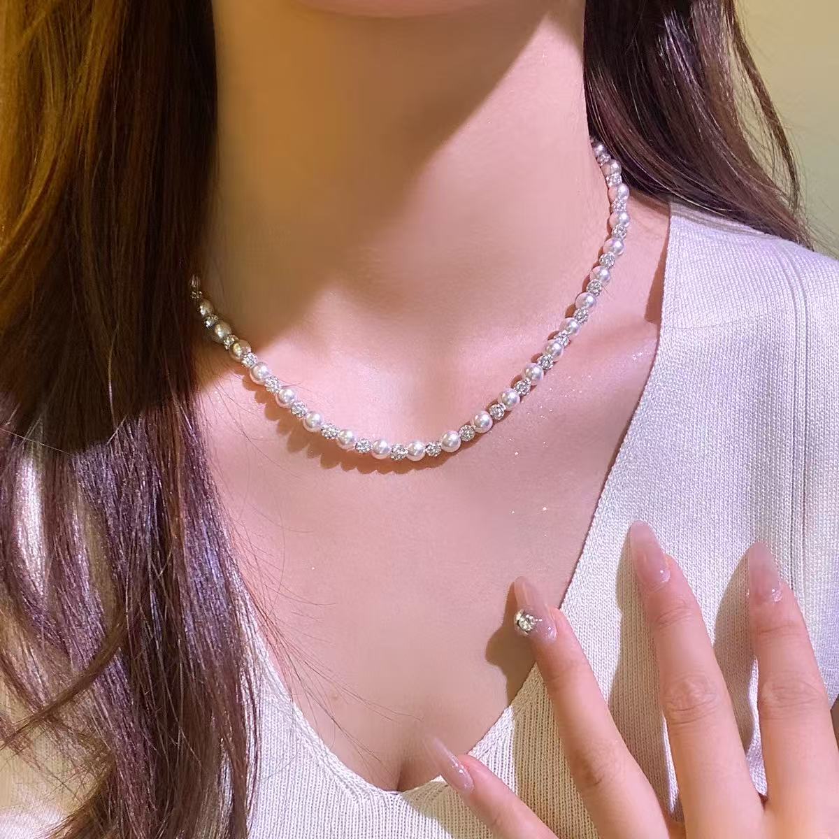 钛钢项链 时尚饰品项链百搭气质经典锁骨链女