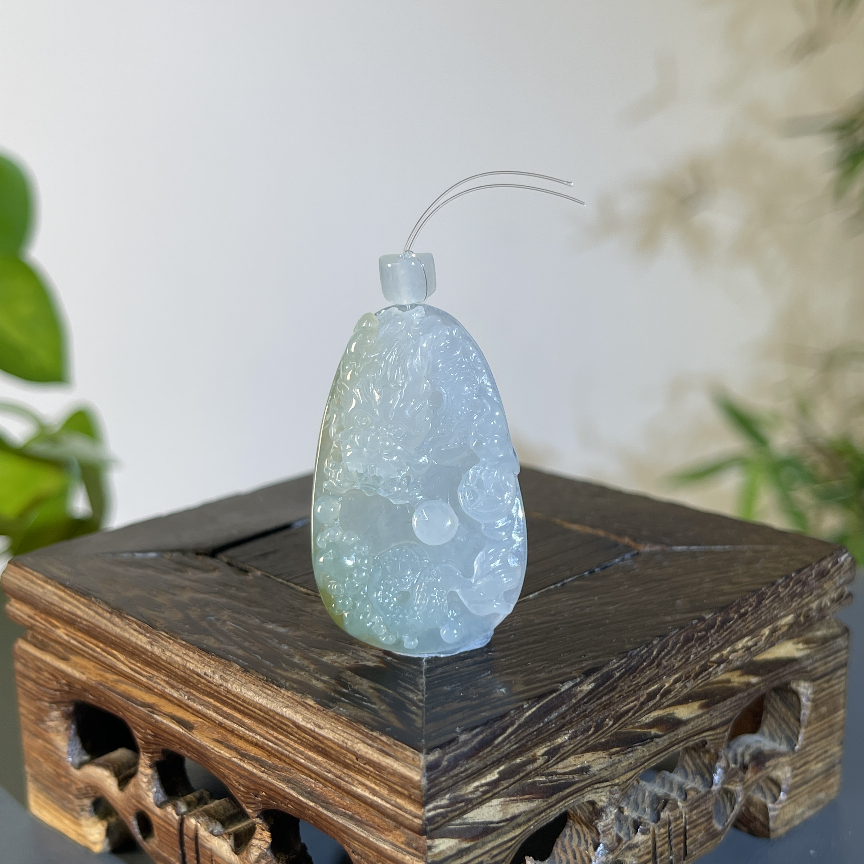 JXAA15-61  天然翡翠缅甸A货 龙牌