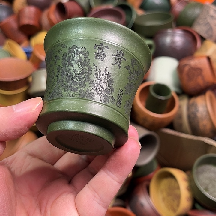 紫砂茶杯全手工紫砂主人杯