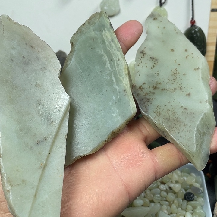 和田玉未镶嵌珠宝半成品